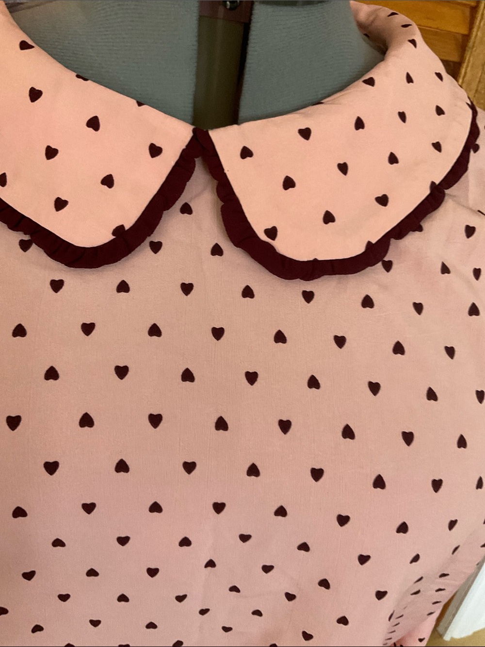 Pink Heart Print - Picture 2 of 3